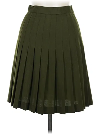 Pre-owned J. Mclaughlin Wool Skirt In Green