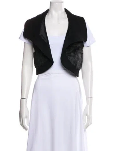 Pre-owned J Mendel Bolero In Black