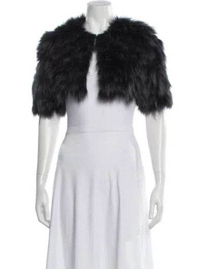 Pre-owned J Mendel Bolero In Black