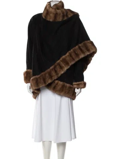Pre-owned J Mendel Cape In Multi