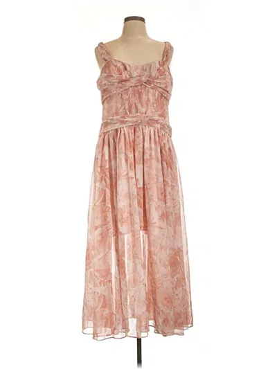 Pre-owned J Mendel Casual Dress In Pink