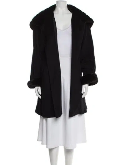 Pre-owned J Mendel Coat In Black
