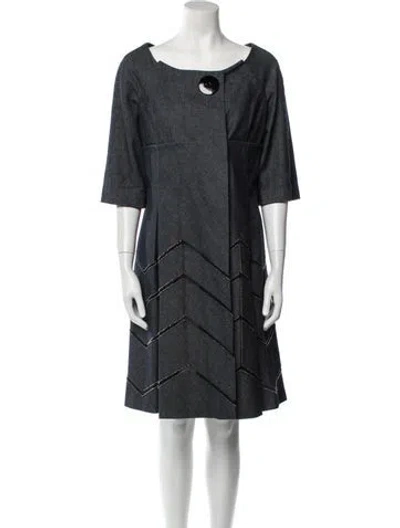 Pre-owned J Mendel Coat In Blue