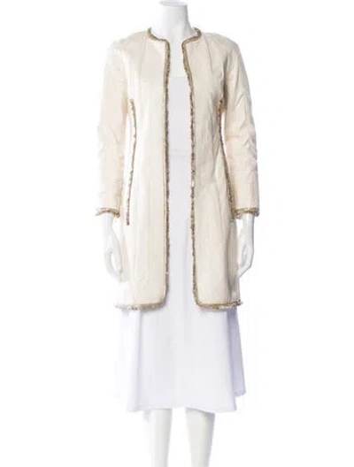 Pre-owned J Mendel Coat In Neutral