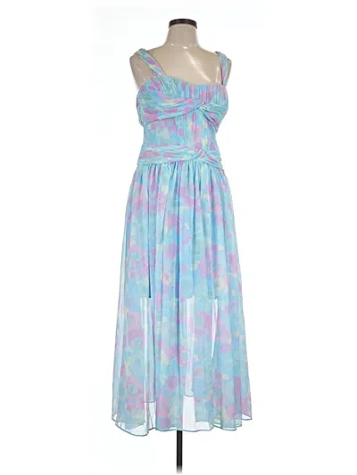 J Mendel Cocktail Dress In Blue