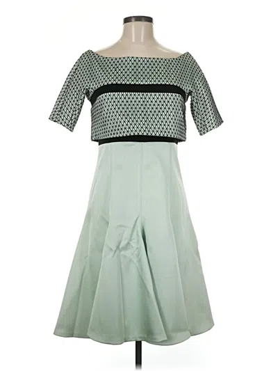 J Mendel Cocktail Dress In Green