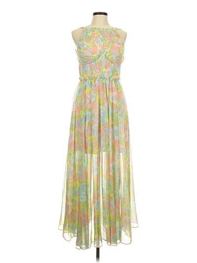 Pre-owned J Mendel Cocktail Dress In Green