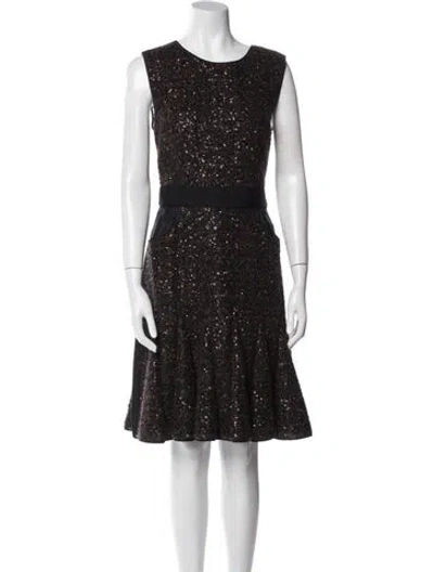 Pre-owned J Mendel Dress In Black
