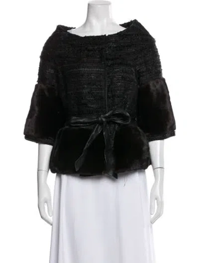 Pre-owned J Mendel Jacket In Black