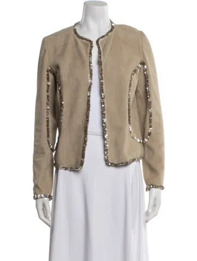 Pre-owned J Mendel Jacket In Neutral