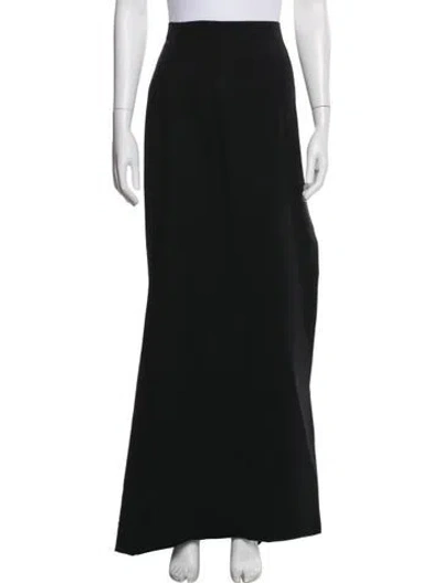 Pre-owned J Mendel Long Skirt In Black