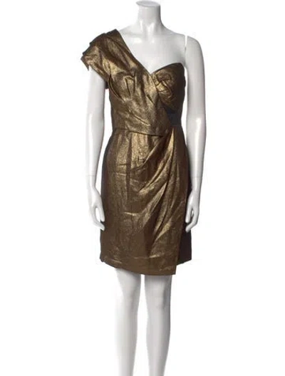 Pre-owned J Mendel One-shoulder Knee-length Dress