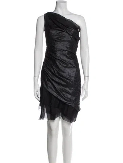 Pre-owned J Mendel One-shoulder Mini Dress
