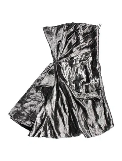 Pre-owned J Mendel Paisley Print Mini Dress In Multi
