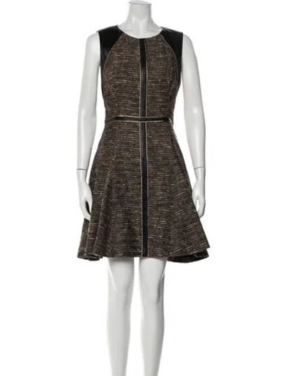 Pre-owned J Mendel Printed Mini Dress In Multi