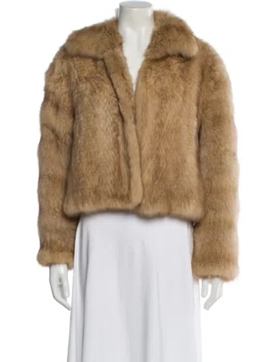 Pre-owned J Mendel Sable Fur Jacket In Neutral