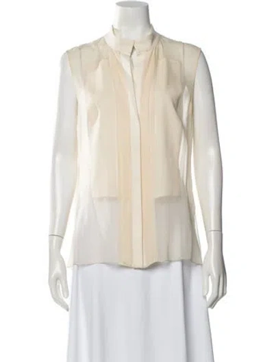 Pre-owned J Mendel Sleeveless Blouse In Neutral