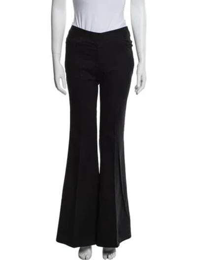 Pre-owned J Mendel Wide Leg Pants In Black