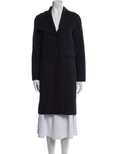Pre-owned J Mendel Wool Coat In Blue
