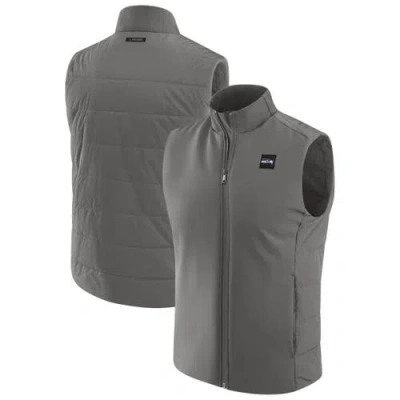 J. Palmer Graphite Seattle Seahawks Front Office Full-zip Vest In Gray