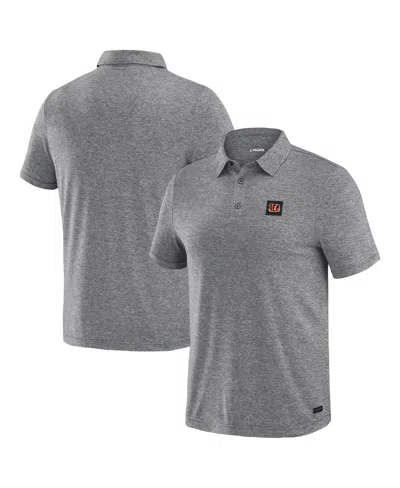 J. Palmer Men's Black Cincinnati Bengals Four Down Polo Shirt In Multi