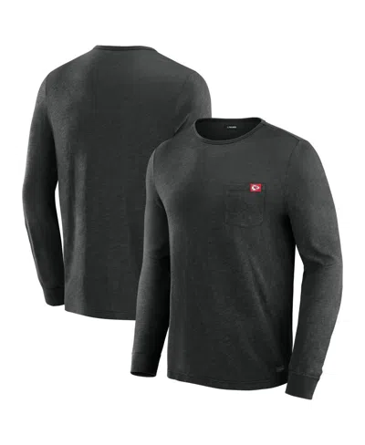 J. Palmer Men's Black Kansas City Chiefs In-the-pocket Long Sleeve T-shirt