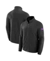 J. Palmer Men's Black Minnesota Vikings Qb1 Full-zip Sweatshirt In Black