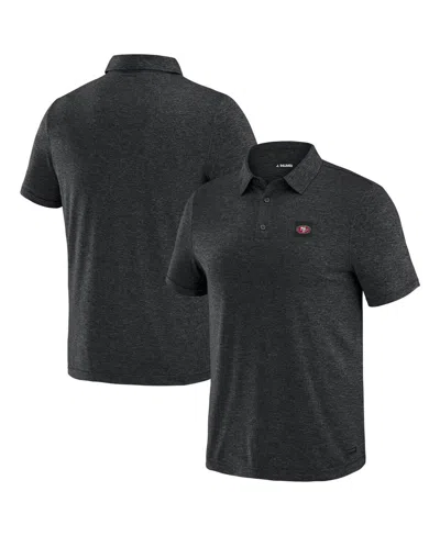 J. Palmer Men's Black San Francisco 49ers Four Down Polo Shirt