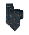 J. Palmer Men's Chicago Bears Game Day Polka Dot Tie In Black