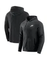 J. Palmer Men's Dark Heather Gray Philadelphia Eagles Players Lounge Tri-blend Full-zip Hoodie In Black