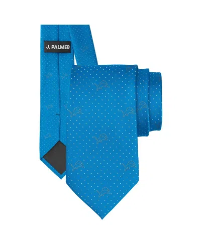 J. Palmer Men's Detroit Lions Game Day Polka Dot Tie In Transparent