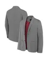 J. Palmer Men's Graphite Kansas City Chiefs Man-in-motion Blazer In Gray