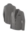 J. Palmer Men's Graphite Las Vegas Raiders Man-in-motion Blazer In Gray