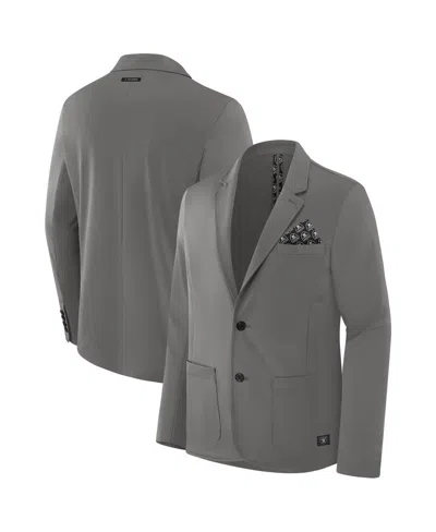 J. Palmer Men's Graphite Las Vegas Raiders Man-in-motion Blazer In Gray
