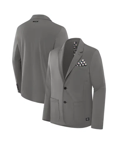 J. Palmer Men's Graphite Pittsburgh Steelers Man-in-motion Blazer In Gray