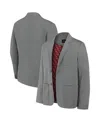 J. Palmer Men's Graphite Kansas City Chiefs Man-in-motion Blazer In Gray