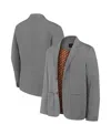 J. Palmer Men's Graphite Texas Longhorns Man In Motion Blazer In Graphite