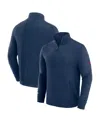J. Palmer Men's Navy Buffalo Bills Franchise Quarter-zip Sweater In Blue