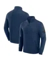 J. Palmer Men's Navy Chicago Bears Franchise Quarter-zip Sweater In Navy