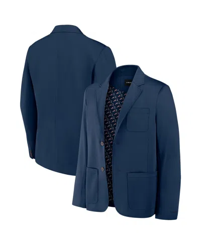 J. Palmer Men's Navy New England Patriots Man-in-motion Blazer In Blue