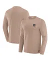 J. Palmer Men's Tan Philadelphia Eagles Four Down Long Sleeve T-shirt In Tan