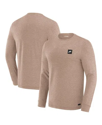 J. Palmer Men's Tan Philadelphia Eagles Four Down Long Sleeve T-shirt