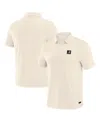 J. Palmer Men's White Alabama Crimson Tide Four Down Polo Shirt In Tan