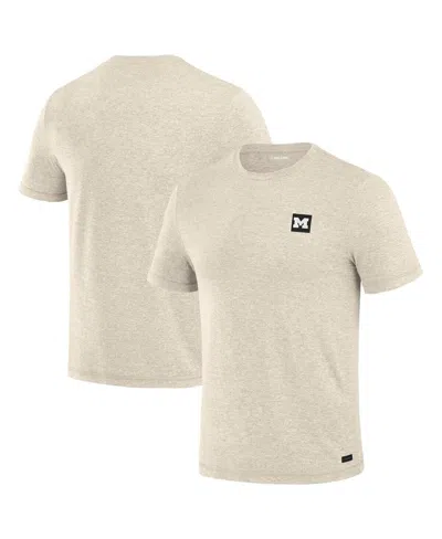 J. Palmer Men's White Michigan Wolverines Four Down T-shirt In Neutral