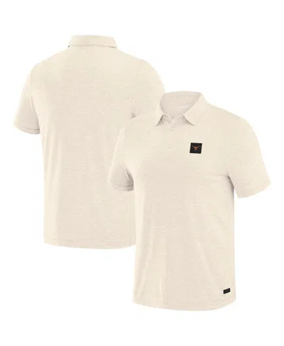 J. Palmer Men's White Texas Longhorns Four Down Polo Shirt