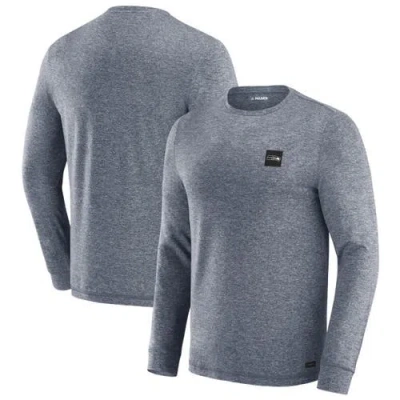 J. Palmer Navy Seattle Seahawks Four Down Long Sleeve T-shirt In Black