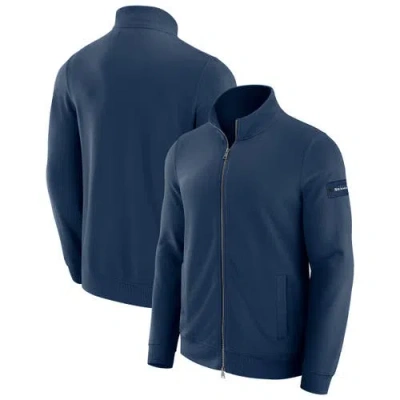 J. Palmer Navy Seattle Seahawks Franchise Quarter-zip Sweater In Blue