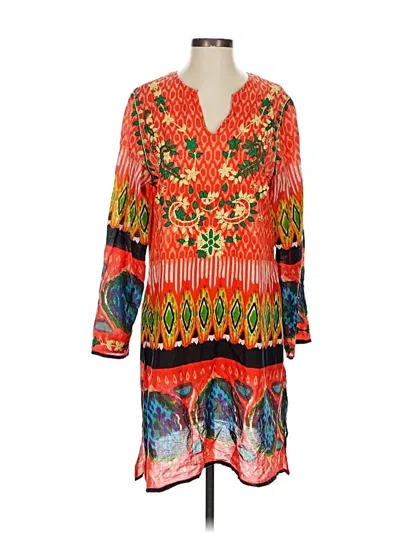 Pre-owned J. Peterman Casual Dress In Orange