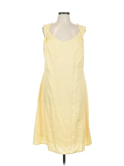 Pre-owned J. Peterman Casual Dress In Yellow