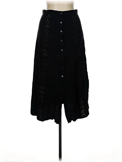 Pre-owned J. Peterman Casual Skirt In Black